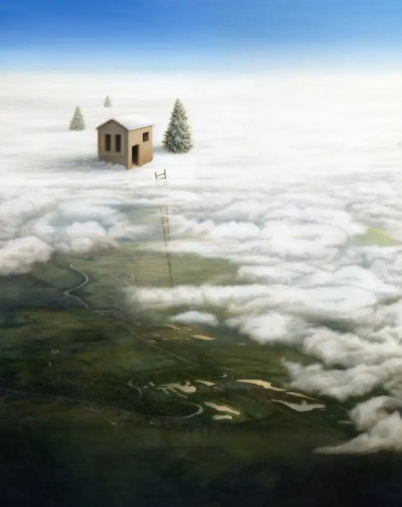 Rest your mind, everything will be all right", 30x24in, oil on canvas by Ms. Marlene