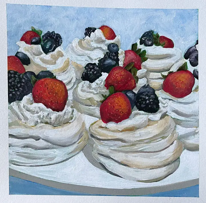 Gouache Painting by Luz Marie Iturbe