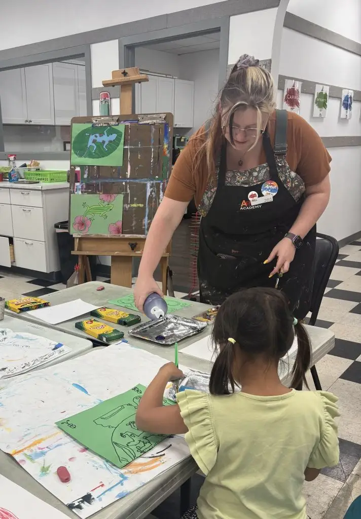 Ms. Kyra Art Plus Academy Teacher