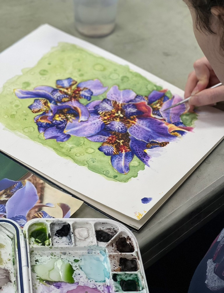 Adding_texture_in_watercolor_with_alcohol