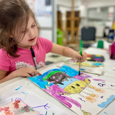 Five_year_old_art_student_watercolor_cake