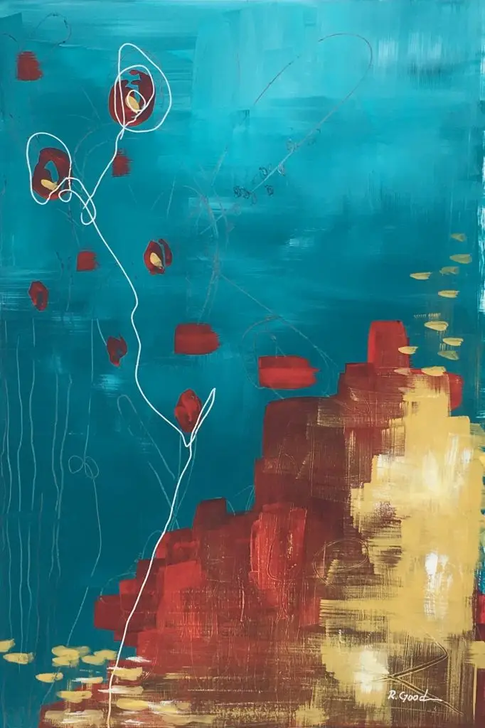 Abstract artwork by Ms. Rose